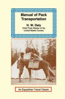 Manual of pack transportation